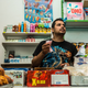 Mahmoud Garbi at his store in Sidi Bouzid.